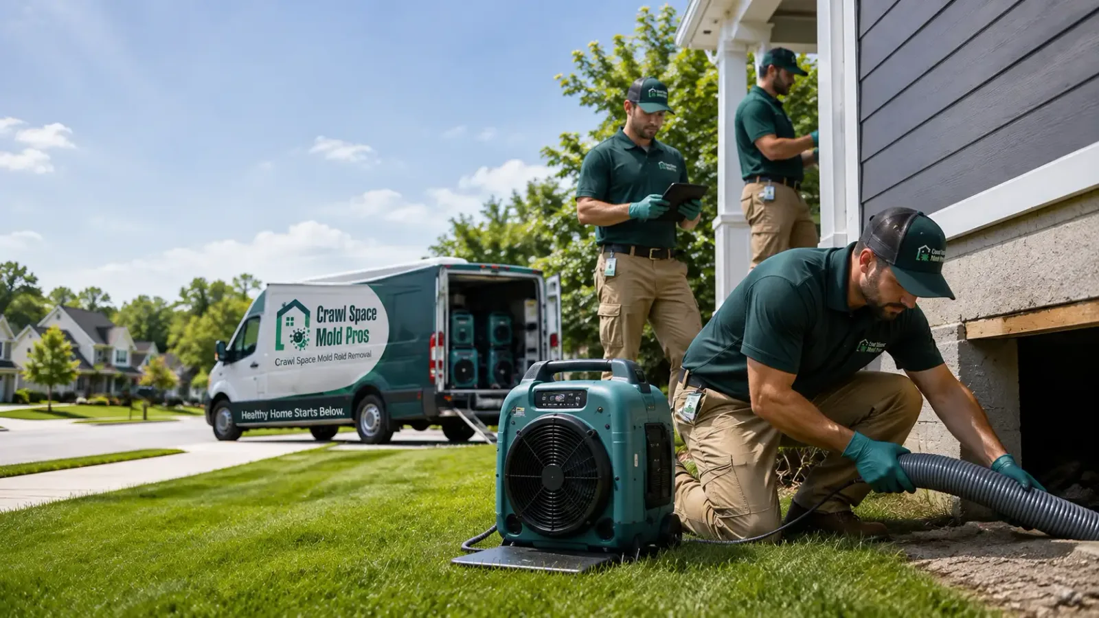 Crawl Space Mold Removal in Silvis, IL
